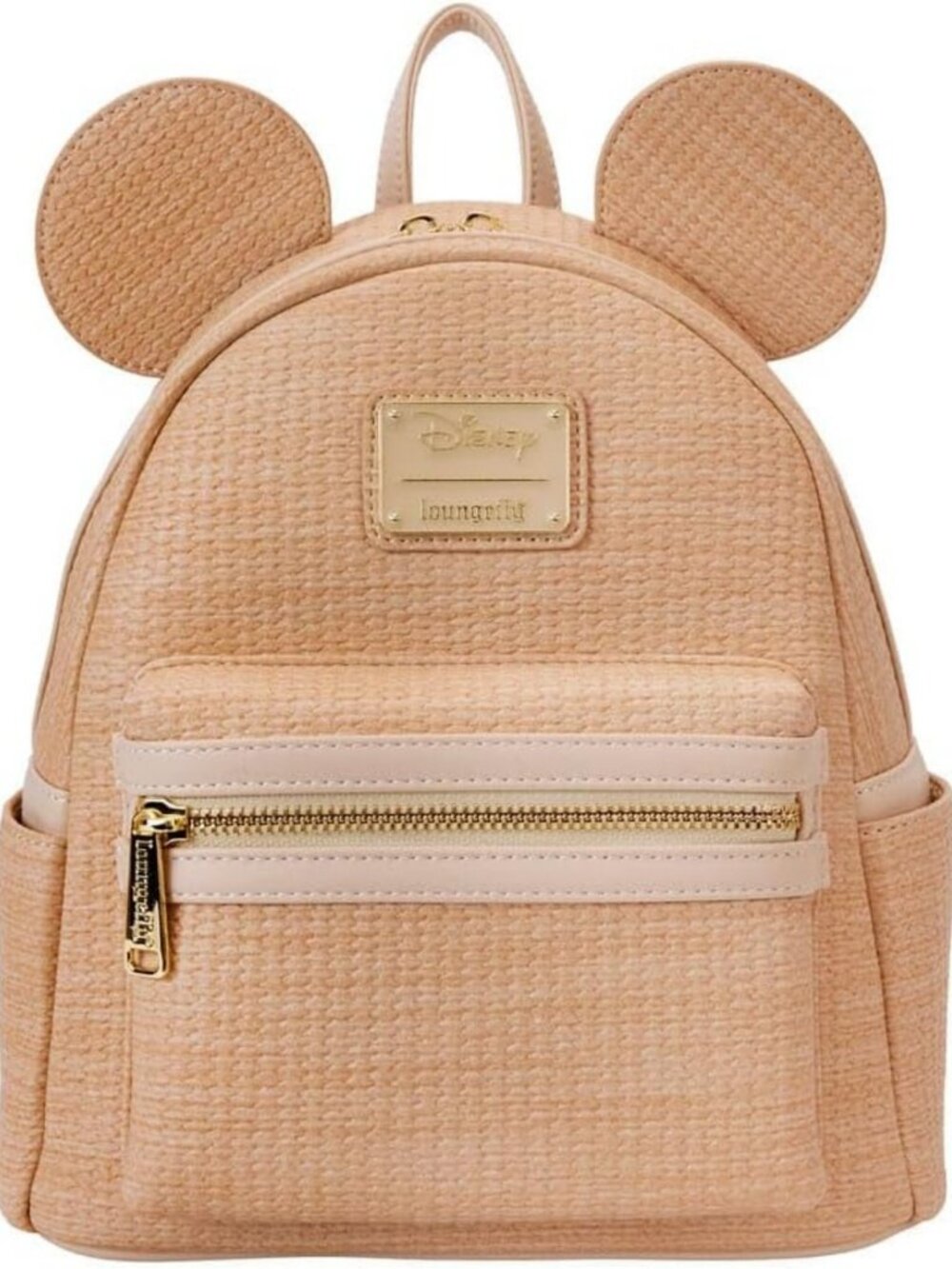 Mickey Mouse Straw Cosplay Mini Backpack | Cute Lounge Bag for Disney Fans